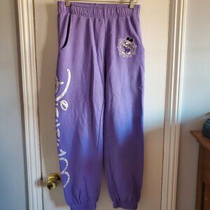 Disney 100 Years of Wonder Fleece SweatPants Embroidered Size XS Loungewear